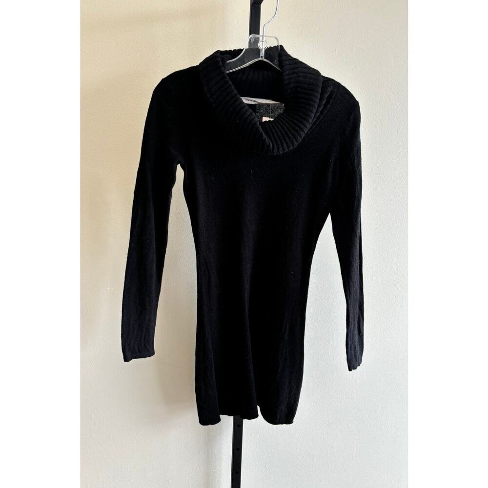 Athleta Women's Black Long Sleeve Knit Dress Size S #T48894